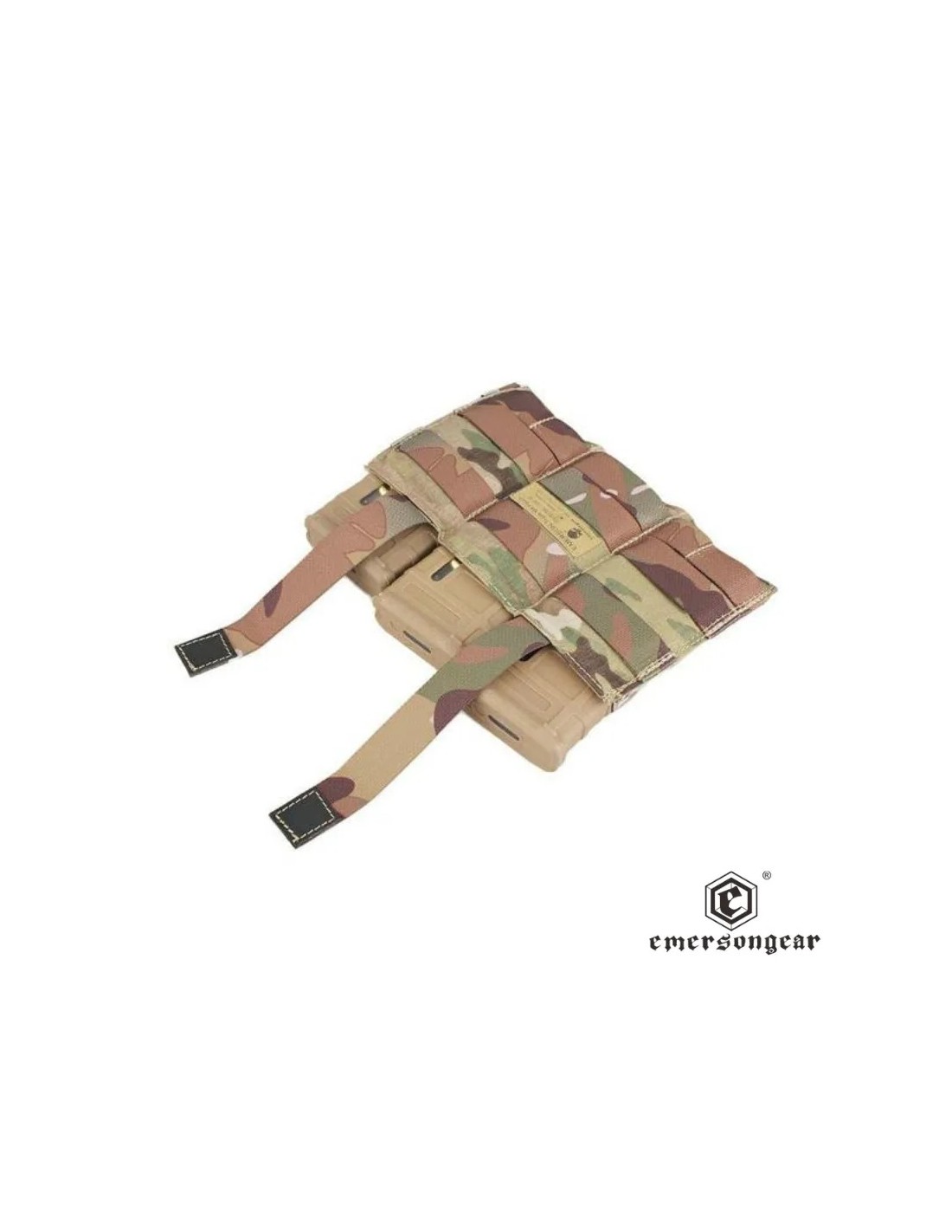 Portacargadores triple para fusil M4 Multicam