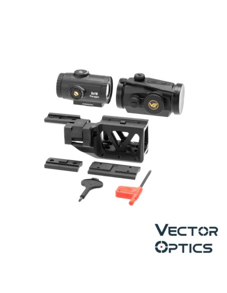 Scrapper 1x25 RDS + Paragon 3x Magnifier Vector Optics - AirsoftYecla.es