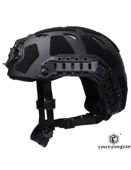 Casco FAST SF Super High Cut Negro EmersonGear | Airsoft Yecla