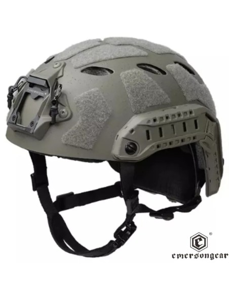 Casco FAST SF Super High Cut Ranger Green EmersonGear | Airsoft Yecla