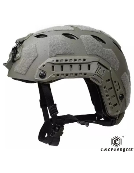 Casco FAST SF Super High Cut Ranger Green EmersonGear | Airsoft Yecla