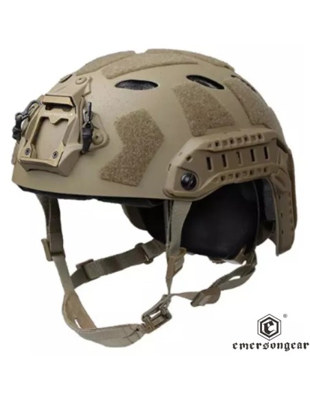 Casco FAST SF Super High Cut Tan EmersonGear | Airsoft Yecla