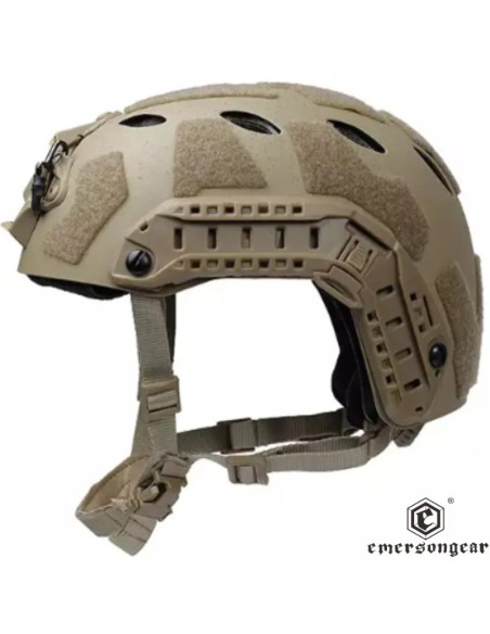 Casco FAST SF Super High Cut Tan EmersonGear | Airsoft Yecla
