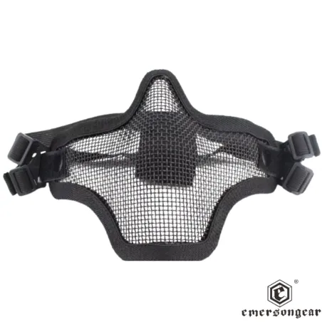 Máscara V1 Strike Half Face Negro EmersonGear | Airsoft Yecla