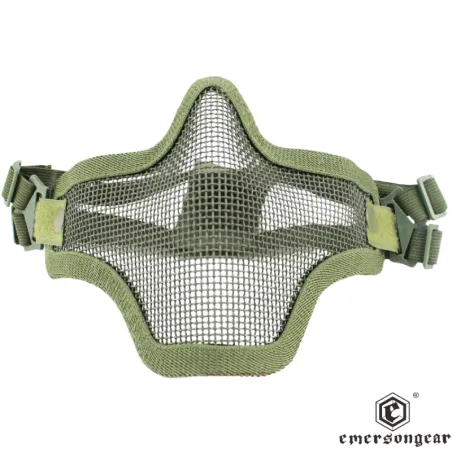 Máscara V1 Strike Half Face OD EmersonGear | Airsoft Yecla