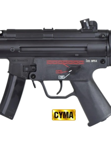 Subfusil H&K MP5-K PDW NEGRO | Airsoft Yecla