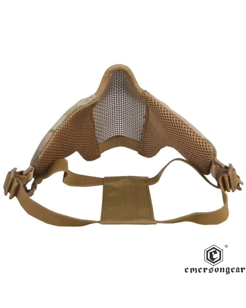Máscara Half Face Multicam EmersonGear | Airsoft Yecla