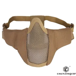 Máscara Half Face Coyote Brown EmersonGear | Airsoft Yecla