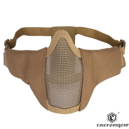 Máscara Half Face Coyote Brown EmersonGear | Airsoft Yecla