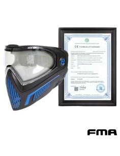 Máscara FMA F5 Negra y Azul 2