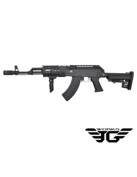 Fusil AK-47 JG Works negro eléctrico | Airsoft Yecla