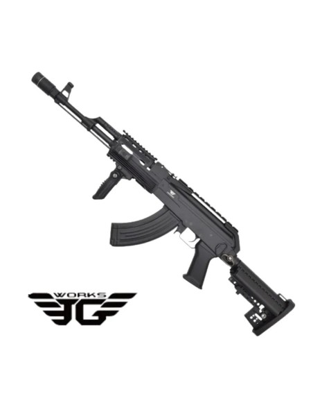 Fusil AK-47 JG Works negro eléctrico | Airsoft Yecla