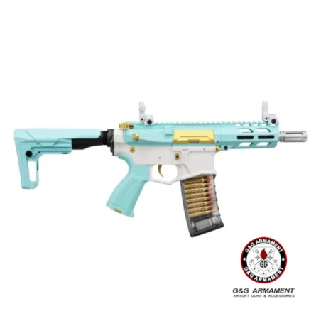 CM16 Batto CQB Macaron Blue G&G | Airsoft Yecla