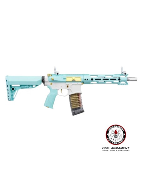 CM16 Stealth 556 Macaron Blue G&G | Airsoft Yecla