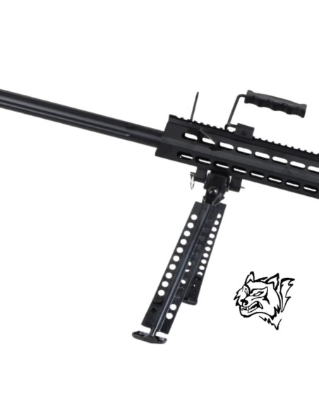 Snow Wolf Barrett M107A1 sniper cerrojo negro | Airsoft Yecla