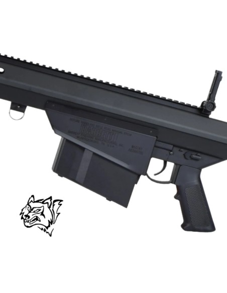 Snow Wolf Barrett M107A1 sniper cerrojo negro | Airsoft Yecla