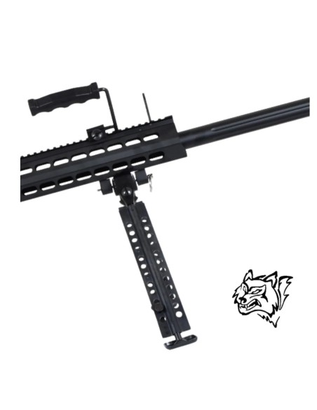 Snow Wolf Barrett M107A1 sniper cerrojo negro | Airsoft Yecla