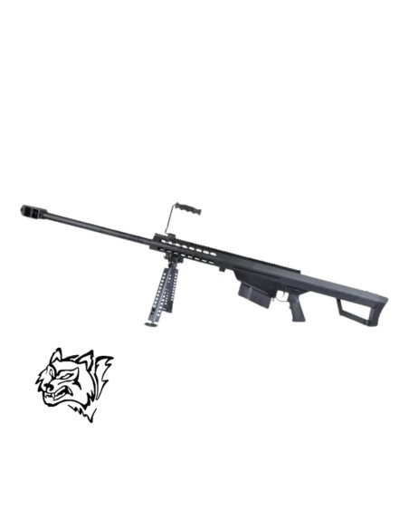 Snow Wolf Barrett M82A1 eléctrico negro sniper | Airsoft Yecla