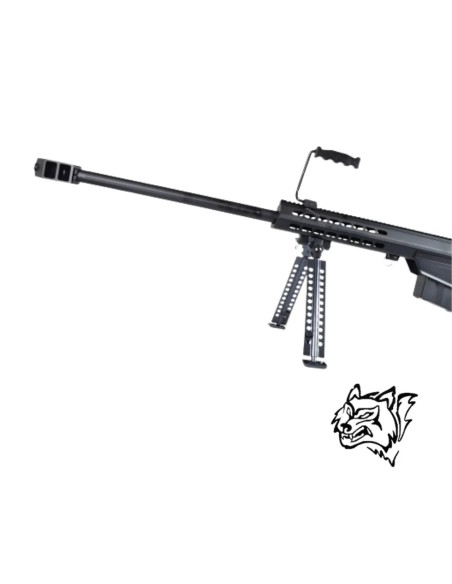 Snow Wolf Barrett M82A1 eléctrico negro sniper | Airsoft Yecla
