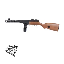 Snow Wolf PPSH-41 AEG madera real tambor 2000 | Airsoft Yecla