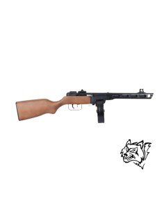 Snow Wolf PPSH-41 AEG madera real tambor 2000 | Airsoft Yecla 2