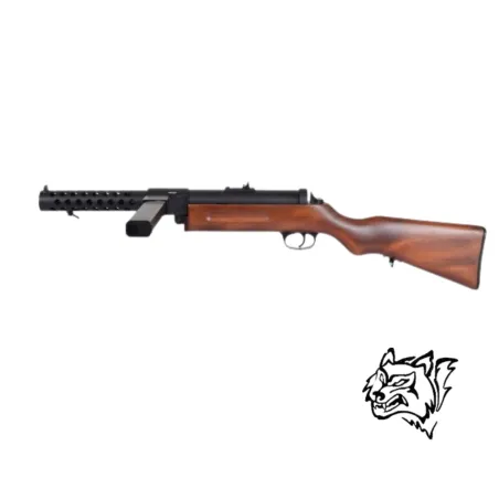 Subfusil MP18 Snow Wolf madera real | Airsoft Yecla