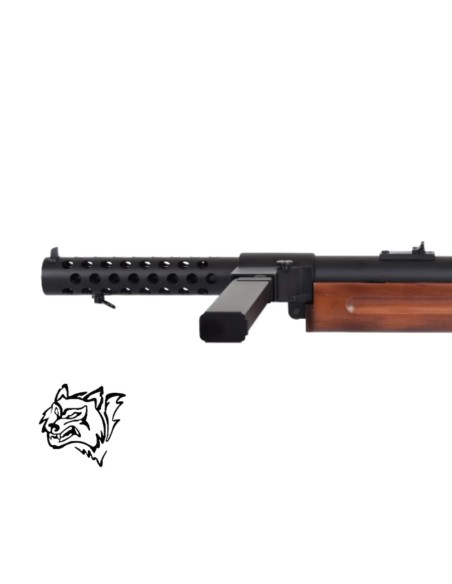 Subfusil MP18 Snow Wolf madera real | Airsoft Yecla