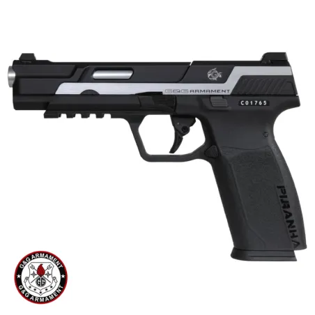 Pistola Piranha MK I Silver G&G | Airsoft Yecla