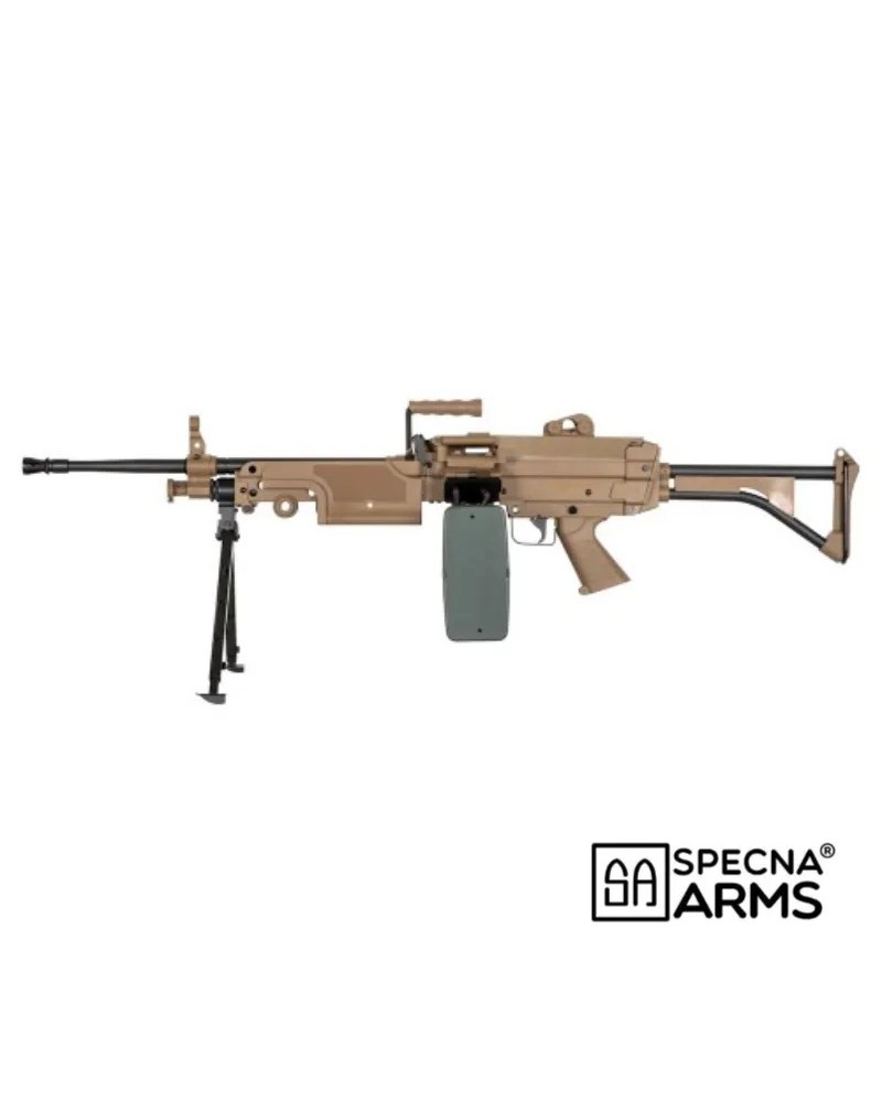 Specna Arms SA-249 MK1 Core Tan | Airsoft Yecla