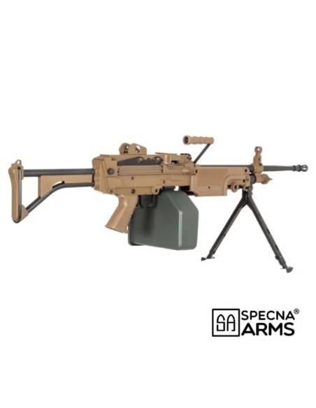 Specna Arms SA-249 MK1 Core Tan | Airsoft Yecla