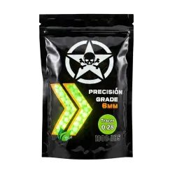 Bolas Trazadoras 0.28 Biodegradables 1000BBS - AirsoftYecla