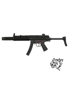 Subfusil Snow Wolf SW-057SP negro con silenciador | Airsoft Yecla 2