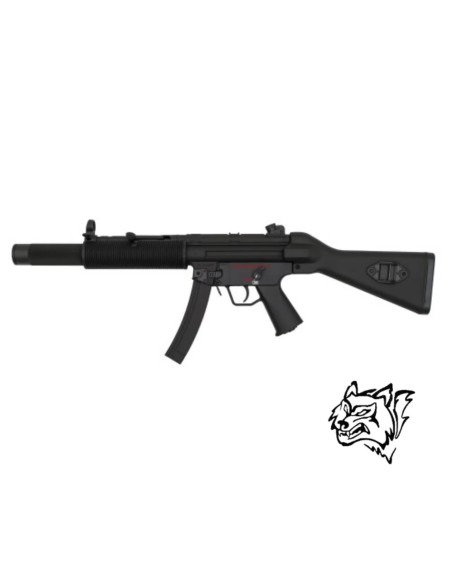 Subfusil eléctrico Snow Wolf SW-056 negro culata fija | Airsoft Yecla