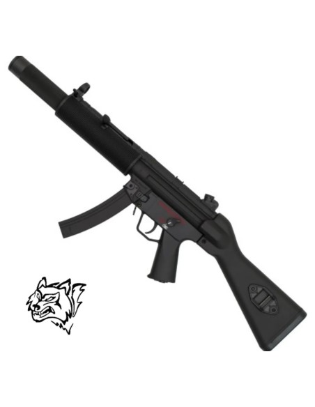 Subfusil eléctrico Snow Wolf SW-056 negro culata fija | Airsoft Yecla