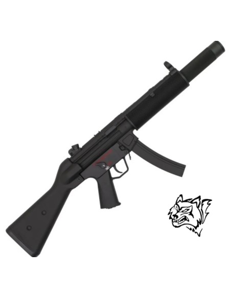 Subfusil eléctrico Snow Wolf SW-056 negro culata fija | Airsoft Yecla