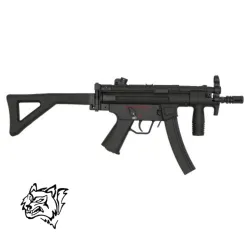 Fusil eléctrico Snow Wolf SW-055 negro compacto | Airsoft Yecla
