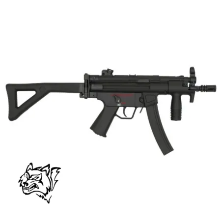 Fusil eléctrico Snow Wolf SW-055 negro compacto | Airsoft Yecla