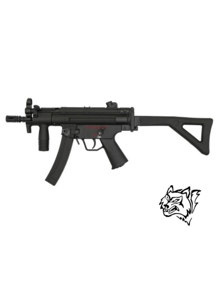 Subfusil eléctrico Snow Wolf SW-055 negro compacto | Airsoft Yecla
