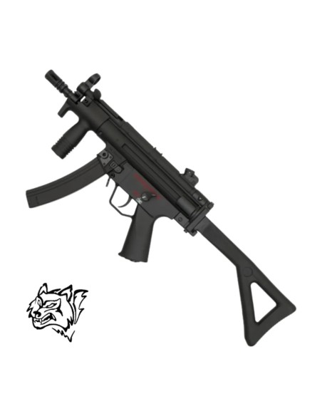 Subfusil eléctrico Snow Wolf SW-055 negro compacto | Airsoft Yecla