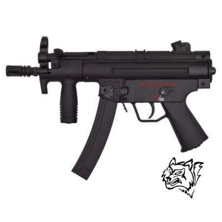 Fusil eléctrico Snow Wolf SW-054 negro compacto | Airsoft Yecla