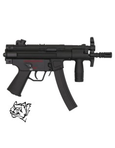 Subfusil eléctrico Snow Wolf SW-054 negro compacto | Airsoft Yecla 2