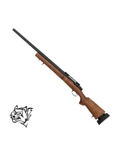 Rifle francotirador Snow Wolf M24 madera real | Airsoft Yecla 2