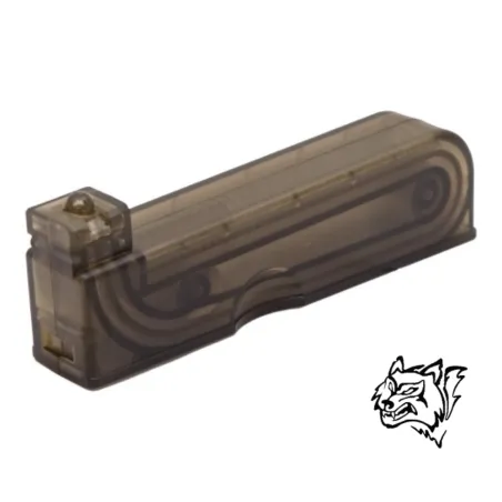 Cargador Snow Wolf VSR-10 30 bolas transparente | Airsoft Yecla