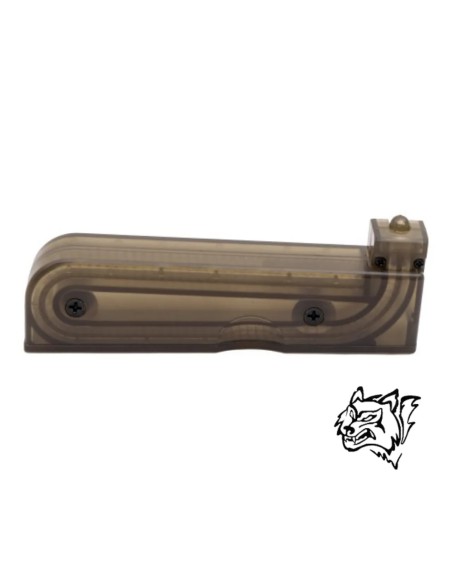 Cargador Snow Wolf VSR-10 30 bolas transparente | Airsoft Yecla