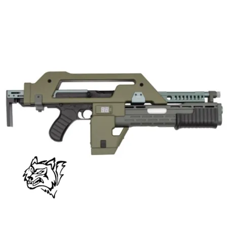 Fusil eléctrico Snow Wolf M41A Pulse verde oliva | Airsoft Yecla