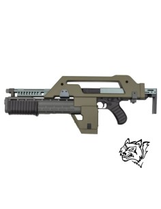 Fusil eléctrico Snow Wolf M41A Pulse verde oliva | Airsoft Yecla 2