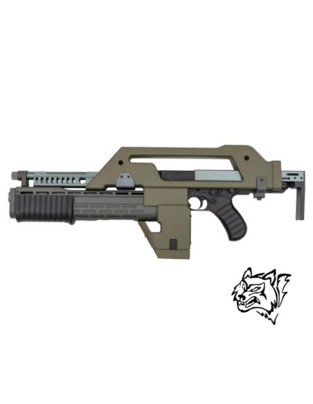 Fusil eléctrico Snow Wolf M41A Pulse verde oliva | Airsoft Yecla