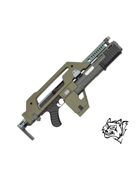 Fusil eléctrico Snow Wolf M41A Pulse verde oliva | Airsoft Yecla