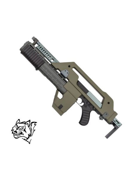 Fusil eléctrico Snow Wolf M41A Pulse verde oliva | Airsoft Yecla