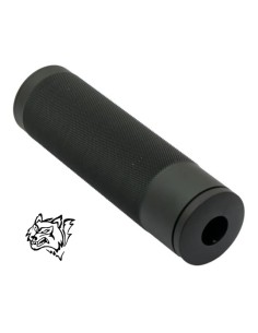 Silenciador Snow Wolf MP5 negro metálico 14mm | Airsoft Yecla 2